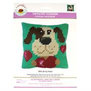 Tapestry Cushion Kit, With All My Heart